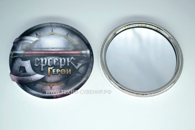 Зеркальца 75 мм в железном корпусе (образец заготовки)
