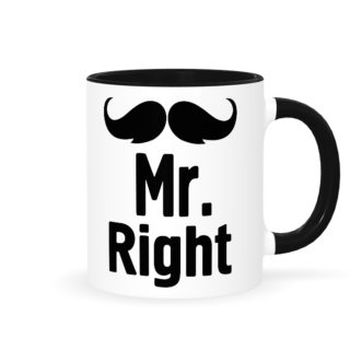 Кружки парные "Mr. Right & Mrs. always Right он"