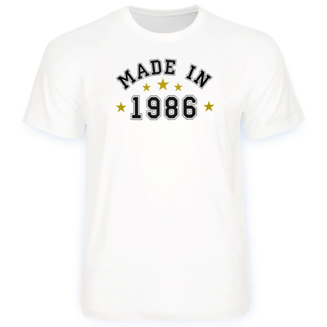 Футболка "Made in 1986"