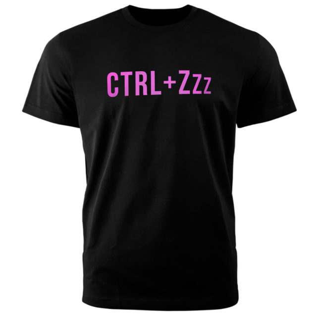 Футболка "CTRL+Z" розовым цветом