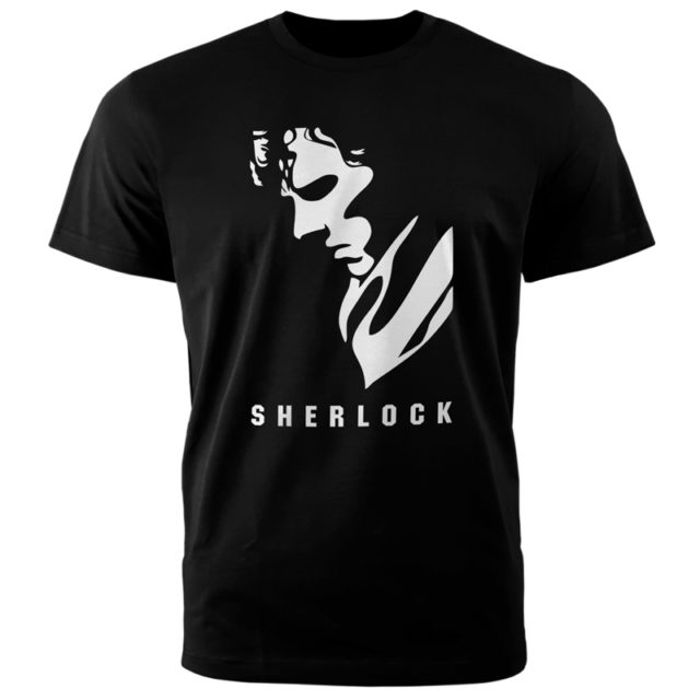 Футболка "Шерлок" черная футболка